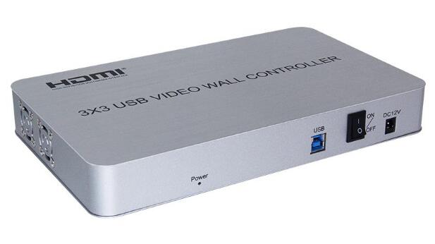 3X3 USB Video wall controller