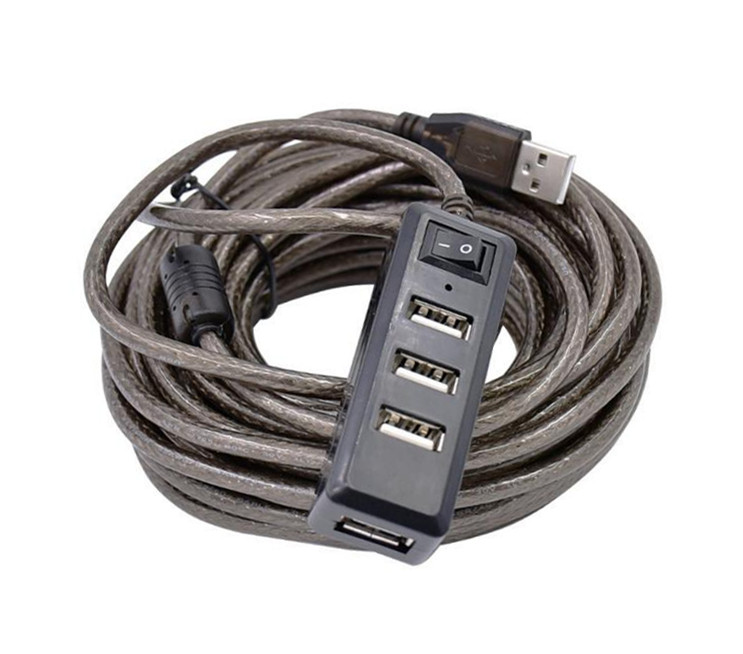 USB 2.0 Hub with Cable 5~20M