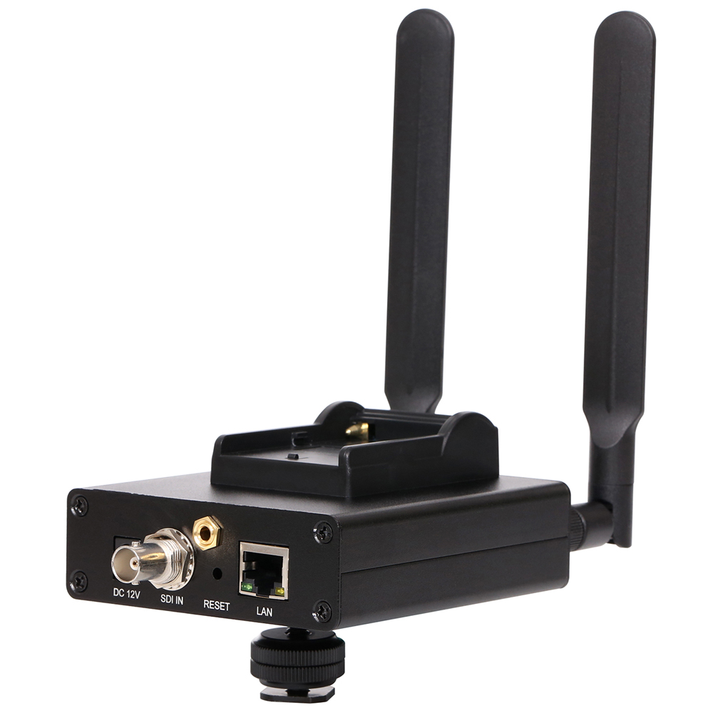 HEVC H.265 H.264 HD 3G SDI To IP Encoder SDI RTSP RTMP Streaming Encoder SDI Transmitter Support Battery For Live